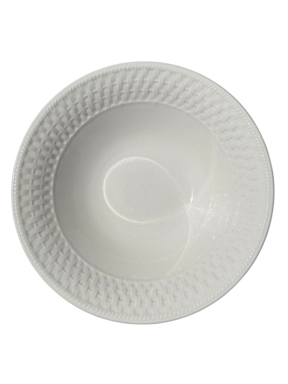 Oneida Gourmet Collection Wicker White 9” Serving Bowl